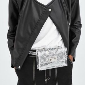 Zara clear belt bag